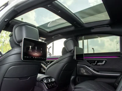 2021 Mercedes-Benz S-Class S 500L 4MATIC 6 Cylinders Petrol Engine White Black Sedan