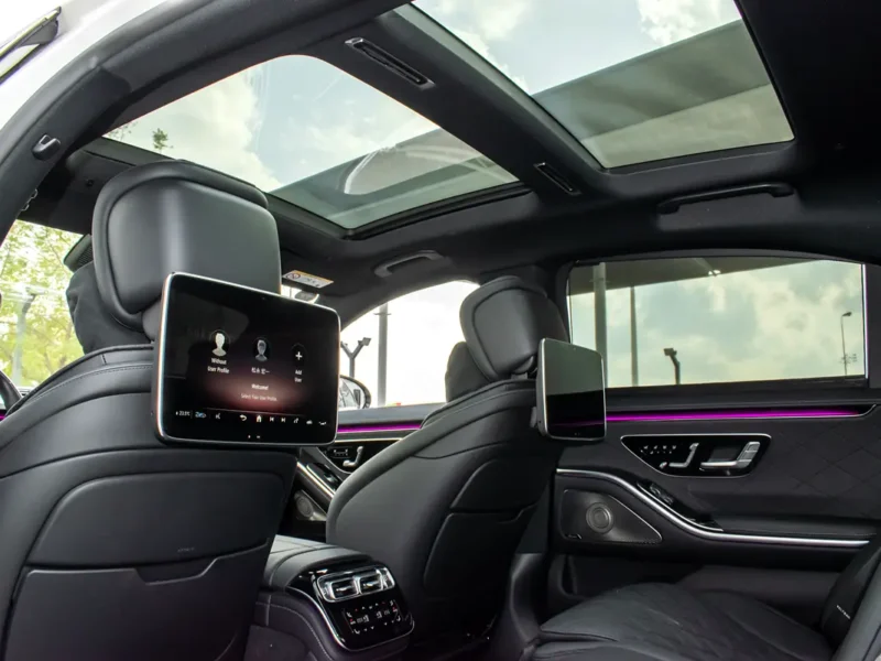 2021 Mercedes-Benz S-Class S 500L 4MATIC 6 Cylinders Petrol Engine White Black Sedan