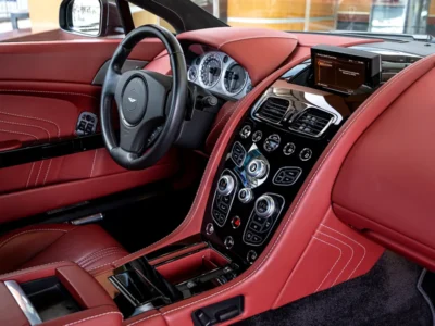 2016 Aston Martin Vantage S Roadster 4.7 Litres V8 Petrol Engine Grey Red Convertible