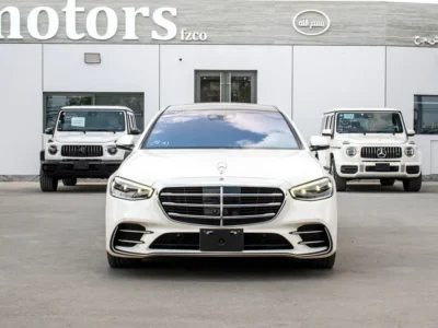 2021 Mercedes-Benz S-Class S 500L 4MATIC 6 Cylinders Petrol Engine White Black Sedan