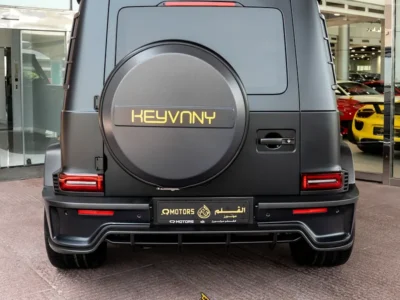 2023 Mercedes-Benz AMG G 63 KEYVANY 4.0L V8 Biturbo Engine Matte Black Yellow SUV