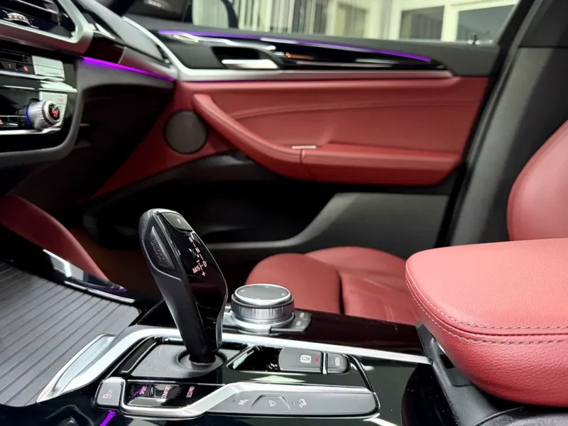 2021 BMW X4 xDrive30i M Sport 2.0-liter Turbocharged 4-cylinder Engine Black Red SUV