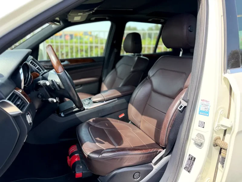 2014 Mercedes-Benz ML 350 AMG 3.5 Litres V6 Petrol Engine White Tan SUV GCC Specs