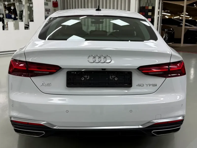 2022 Audi A5 40 TFSI S-Line 2.0-liter turbocharged 4-Cylinder Engine White Brown Sedan