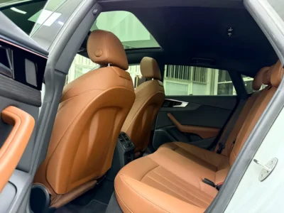 2022 Audi A5 40 TFSI S-Line 2.0-liter turbocharged 4-Cylinder Engine White Brown Sedan