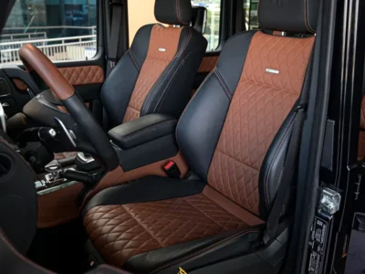 2014 Mercedes-Benz G 63 AMG 6×6 5.5L twin-turbo V8 Engine Black Tan Pickup Truck