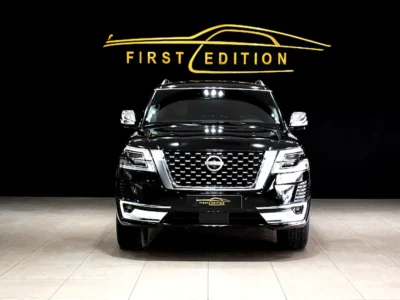 2022 Nissan Patrol LE Platinum City 5.6 Litre V8 Petrol Engine Black Tan SUV GCC Specs