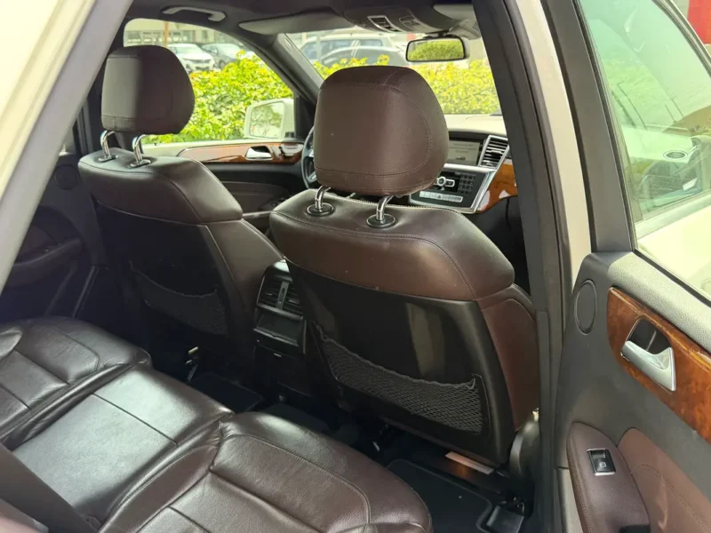 2014 Mercedes-Benz ML 350 AMG 3.5 Litres V6 Petrol Engine White Tan SUV GCC Specs