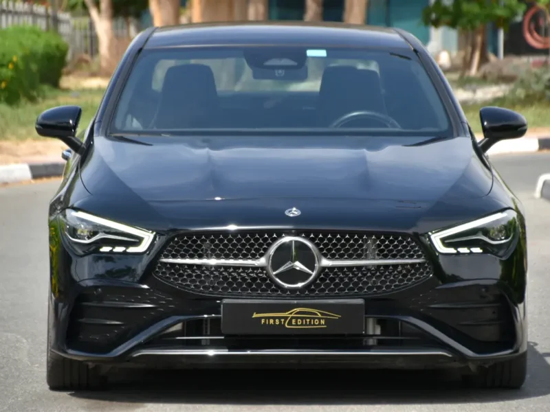 2025 Mercedes-Benz CLA200 AMG 1.3-liter Turbo 4 Cylinder Engine Black Red Sedan