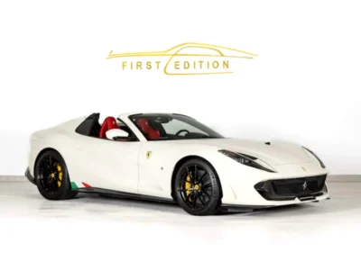 2020 Ferrari 812 GTS GTS 6.5-liter V12 Petrol Engine White Red Sports Car GCC Specs