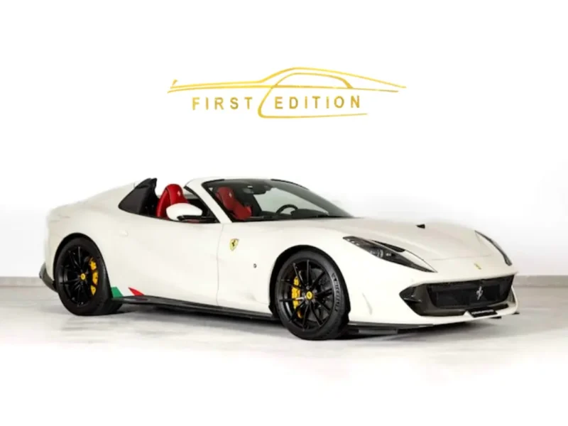 2020 Ferrari 812 GTS GTS 6.5-liter V12 Petrol Engine White Red Sports Car GCC Specs