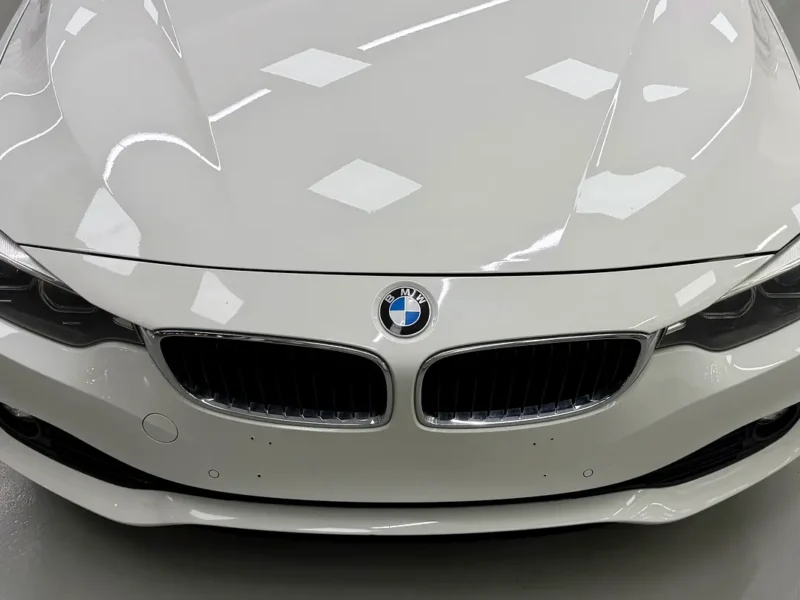 2019 BMW 420i Gran Coupe 2.0L turbocharged 4-cylinder Petrol Engine White Black Sedan