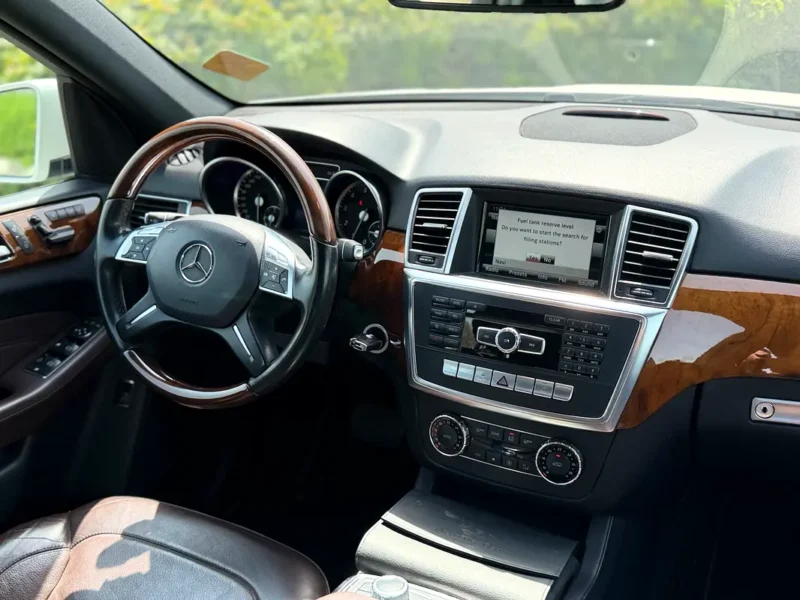 2014 Mercedes-Benz ML 350 AMG 3.5 Litres V6 Petrol Engine White Tan SUV GCC Specs