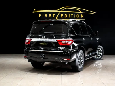 2022 Nissan Patrol LE Platinum City 5.6 Litre V8 Petrol Engine Black Tan SUV GCC Specs