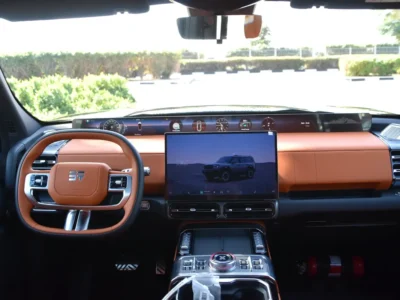 2026 Jetour G700 Comfort 2.0L 4 Cylinders Turbo Hybrid Engine Black tan SUV GCC