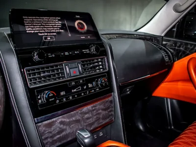 2022 Nissan Patrol LE Platinum City 5.6 Litre V8 Petrol Engine Black Tan SUV GCC Specs