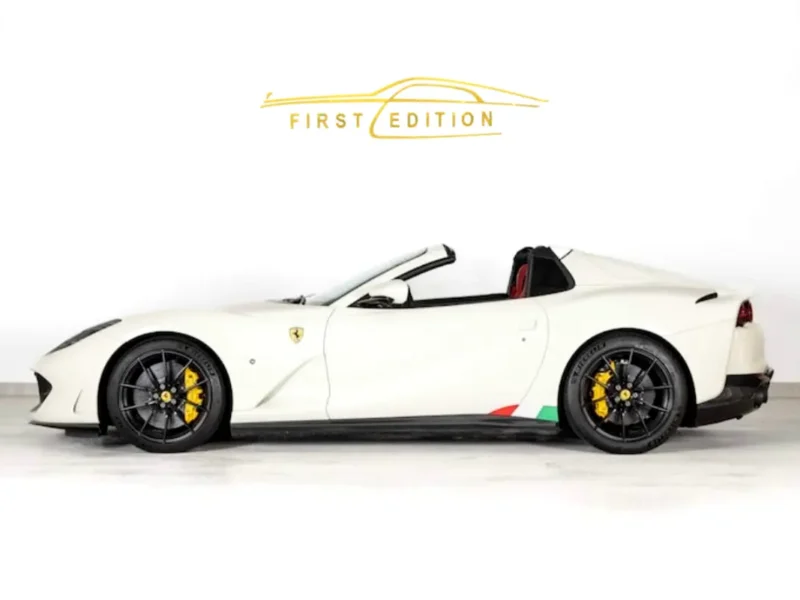 2020 Ferrari 812 GTS GTS 6.5-liter V12 Petrol Engine White Red Sports Car GCC Specs