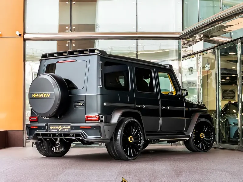 2023 Mercedes-Benz AMG G 63 KEYVANY 4.0L V8 Biturbo Engine Matte Black Yellow SUV