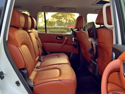 2023 Nissan Patrol SE Platinum 4.0-liter V6 Petrol Engine White Tan SUV GCC Specs