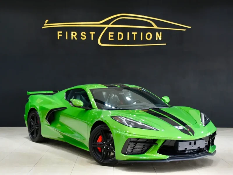 2026 Chevrolet Corvette Stingray 6.2 Litres LT2 V8 Engine Green Black Sports Car GCC