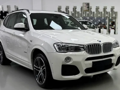 2017 BMW X3 xDrive28i 2.0 Litres Inline-4 TwinPower Turbo Petrol Engine White Brown SUV