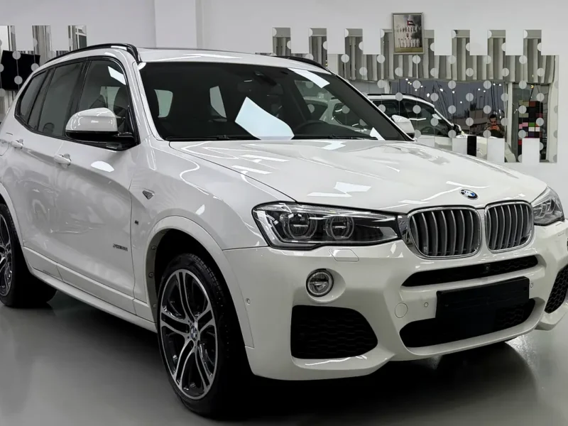 2017 BMW X3 xDrive28i 2.0 Litres Inline-4 TwinPower Turbo Petrol Engine White Brown SUV