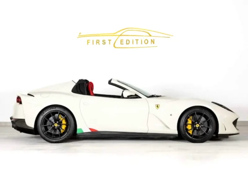 2020 Ferrari 812 GTS GTS 6.5-liter V12 Petrol Engine White Red Sports Car GCC Specs