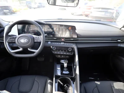 2025 Hyundai Elantra Premium 1.5 Litre 4 Cylinders Petrol Engine White Black Sedan