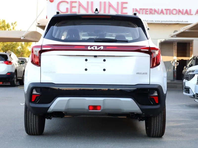2025 Kia Seltos Luxury Edition 1.5 Liters 4 Cylinders Petrol Engine White Black SUV