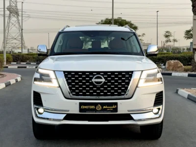 2023 Nissan Patrol SE Platinum 4.0-liter V6 Petrol Engine White Tan SUV GCC Specs