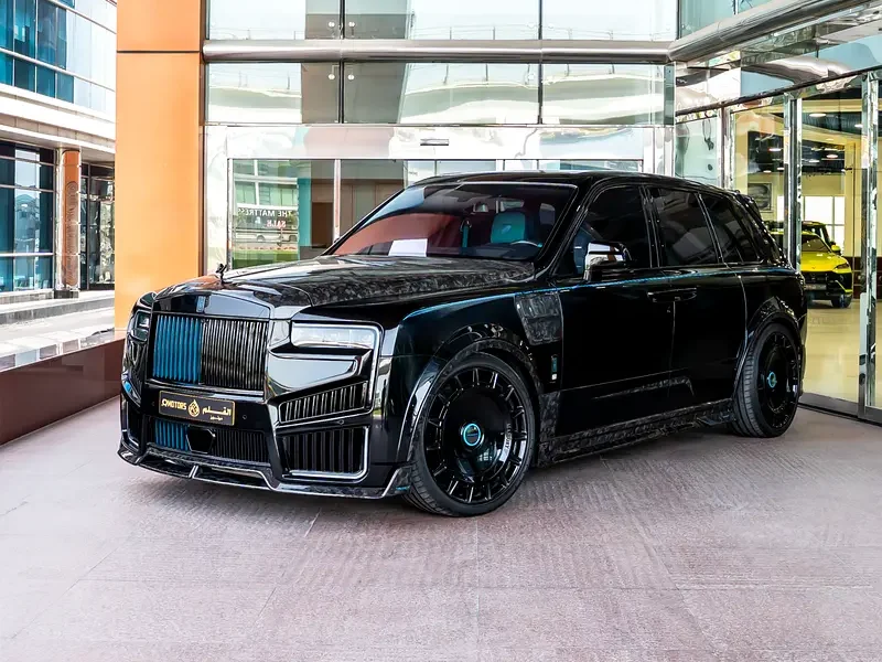 2025 Rolls-Royce Cullinan Black Badge 6.75-liter Twin-Turbocharged V12 Black Blue SUV