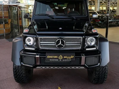 2014 Mercedes-Benz G 63 AMG 6×6 5.5L twin-turbo V8 Engine Black Tan Pickup Truck