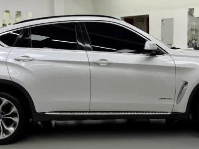 2017 BMW X6 xDrive35i 3.0-liter Turbocharged Inline 6-cylinder Engine White Brown SUV