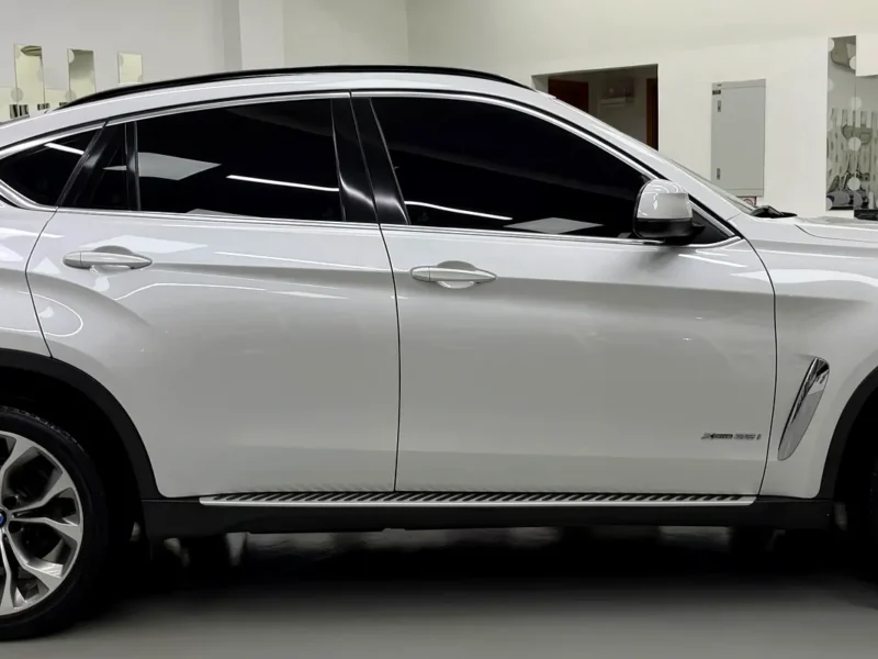 2017 BMW X6 xDrive35i 3.0-liter Turbocharged Inline 6-cylinder Engine White Brown SUV