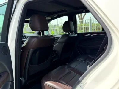 2014 Mercedes-Benz ML 350 AMG 3.5 Litres V6 Petrol Engine White Tan SUV GCC Specs