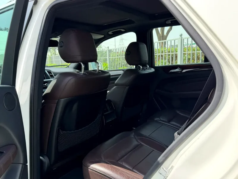2014 Mercedes-Benz ML 350 AMG 3.5 Litres V6 Petrol Engine White Tan SUV GCC Specs