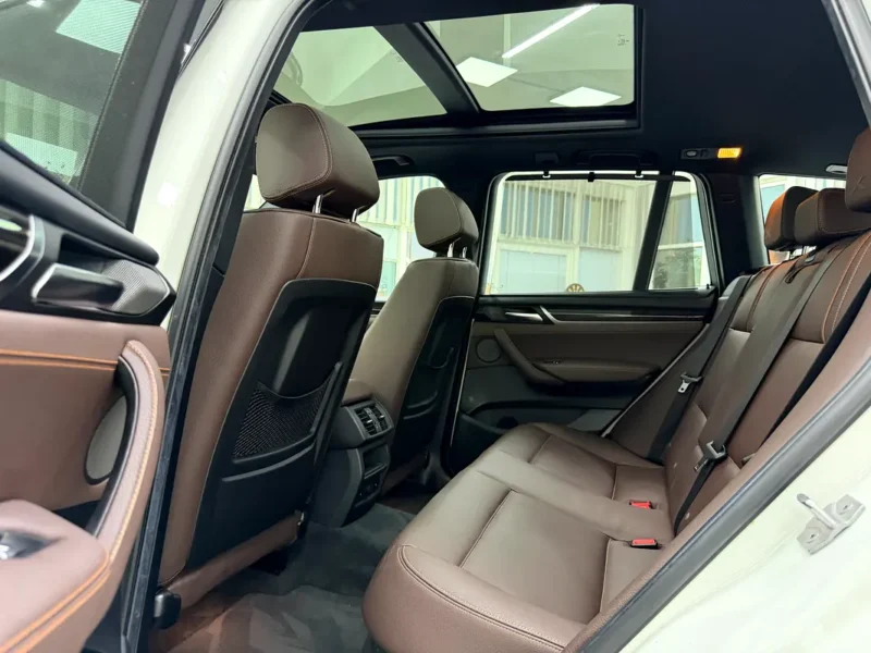 2017 BMW X3 xDrive28i 2.0 Litres Inline-4 TwinPower Turbo Petrol Engine White Brown SUV
