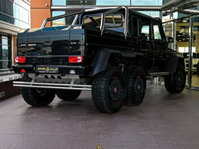 2014 Mercedes-Benz G 63 AMG 6×6 5.5L twin-turbo V8 Engine Black Tan Pickup Truck