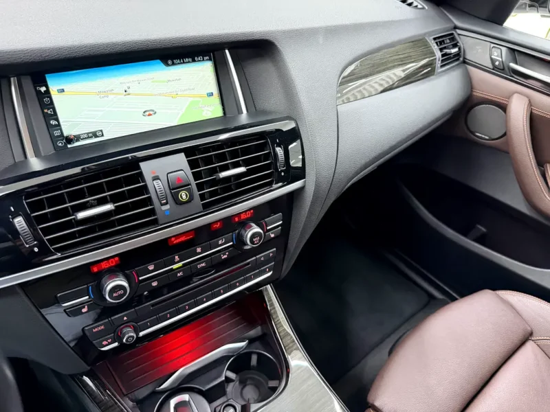 2017 BMW X3 xDrive28i 2.0 Litres Inline-4 TwinPower Turbo Petrol Engine White Brown SUV