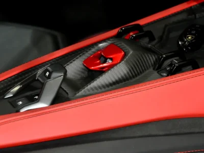 2024 Lamborghini Revuelto 6.5L Naturally Aspirated V12 Hybrid White Red Sports Car