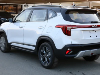 2025 Kia Seltos Luxury Edition 1.5 Liters 4 Cylinders Petrol Engine White Black SUV