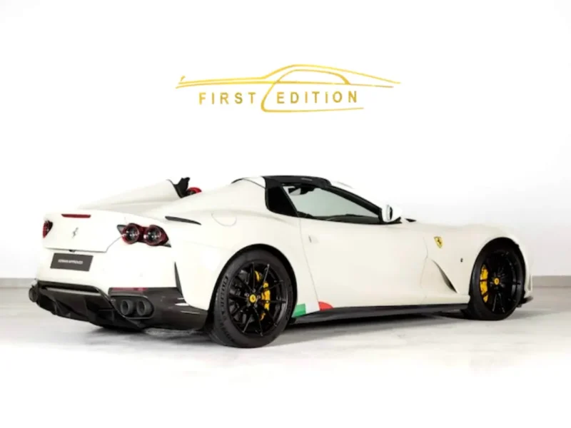 2020 Ferrari 812 GTS GTS 6.5-liter V12 Petrol Engine White Red Sports Car GCC Specs