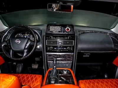 2022 Nissan Patrol LE Platinum City 5.6 Litre V8 Petrol Engine Black Tan SUV GCC Specs