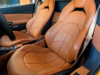 2018 FERRARI 488 GTB 3.9 Liters 8-cylinder Petrol Engine Yellow Tan Coupe RWD