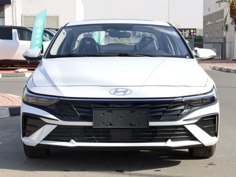 2025 Hyundai Elantra Premium 1.5 Litre 4 Cylinders Petrol Engine White Black Sedan