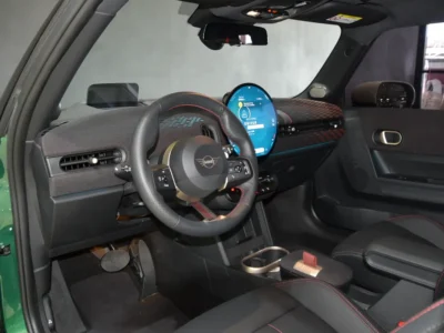 2025 Mini Cooper S JCW 2.0L turbocharged 4 Cylinder Engine Green Black Hatchback