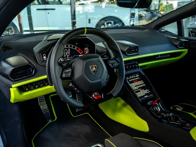 2024 Lamborghini Huracán Tecnica 5.2L Naturally Aspirated V10 Grey Black Sports Car