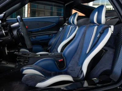 2018 PAGANI HUARYA BC 19 6.0 Liters V12 Petrol Engine White Blue Sports Car