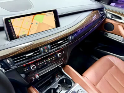 2017 BMW X6 xDrive35i 3.0-liter Turbocharged Inline 6-cylinder Engine White Brown SUV