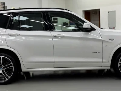 2017 BMW X3 xDrive28i 2.0 Litres Inline-4 TwinPower Turbo Petrol Engine White Brown SUV